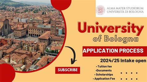 university of bologna application process